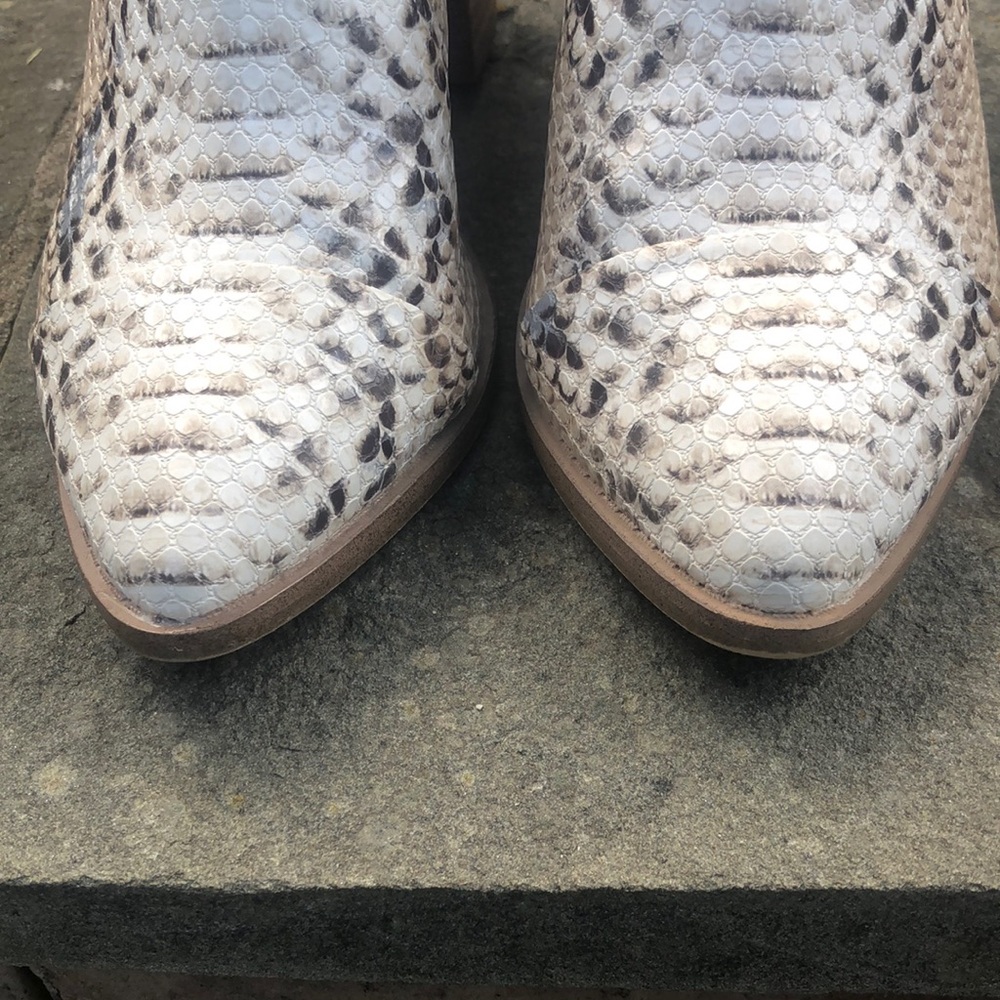 DV by Dolce Vita Snake Print Mules with Block Heel. Excellent condition. Size 6 - Picture 9 of 11